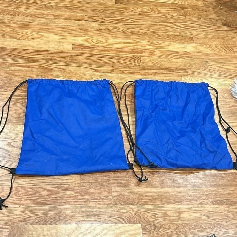 Northwell Kids String Backpack Bundle royal blue graphic set of 2